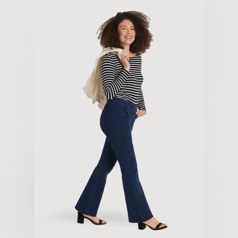 Betabrand Bootcut 4Pocket Yoga Denim